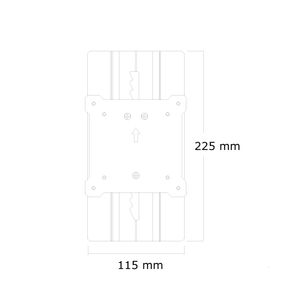 Neomounts by Newstar hoogteverstelbare adapter