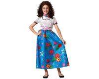 Atosa Colombiaans kostuum, blauw, meisjes, kinderen, 7 tot 9 jaar