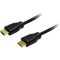 LogiLink CH0054 HDMI-kabel HDMI Aansluitkabel HDMI-A-stekker, HDMI-A-stekker 15.00 m Zwart 4K UHD - thumbnail