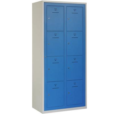 BASIC Kledinguitgifte locker met 8 vakken (Incl. centrale deur)