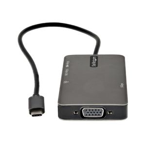 StarTech.com DKT30CHVPD2 interface hub USB 3.2 Gen 1 (3.1 Gen 1) Type-C 5000 Mbit/s Zwart, Grijs