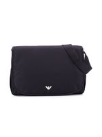 Emporio Armani Kids sac à langer à plaque logo - Bleu