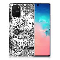 Silicone Back Case Samsung Galaxy S10 Lite Skulls Angel - thumbnail