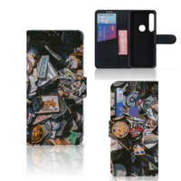 Motorola Moto G8 Plus Telefoonhoesje met foto Badges