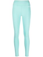 Sporty & Rich legging taille-haute à logo imprimé - Bleu