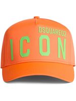 DSQUARED2 casquette à logo imprimé - Orange - thumbnail