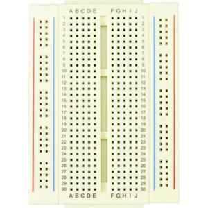 TRU COMPONENTS Breadboard Verschuifbaar Totaal aantal polen 400 (l x b x h) 86.5 x 64.5 x 8.5 mm 1 stuk(s)