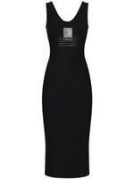 Dolce & Gabbana DGVIB3 robe mi-longue à col rond - Noir