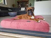 Dog's Companion® Hondenbed oud roze double ribcord superlarge