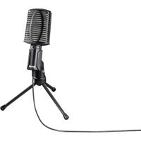 Hama MIC-USB allround PC-microfoon zwart bedraad 139906