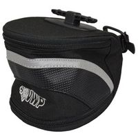 VWP Zadeltas luxe L-nylon m/klik-sluit. zwart - thumbnail