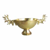 Goudkleurige Schaal Hert (49 x 30 cm)