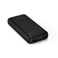 ANSMANN Powerbank 20000mAh – 2-poorts powerbank met led-statusweergave - externe batterij met 2,1 A, draagbare oplader compatibel met Apple iPhone, iPad, Samsung, Huawei, Xiaomi, enz