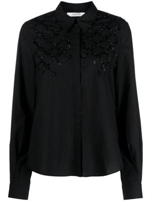 Dorothee Schumacher Blouse verfraaid met kralen - Zwart