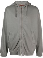 Barena hoodie en coton à fermeture zippée - Gris