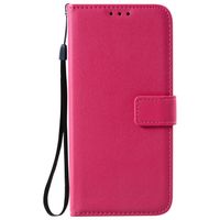 iPhone 12 hoesje - Bookcase - Pasjeshouder - Portemonnee - Camerabescherming - Kunstleer - Roze