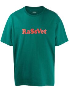 RASSVET t-shirt ample à logo imprimé - Vert