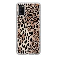 Samsung Galaxy A41 siliconen hoesje - Golden wildcat