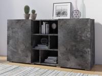 Dressoir AKY 2 deuren kleurrijke leisteen