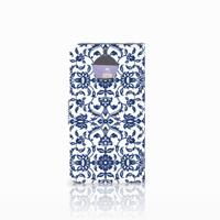 Motorola Moto G5S Plus Hoesje Flower Blue