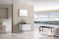 SaniGoods Giant badmeubel 75cm 1 kraangat hoog glans wit