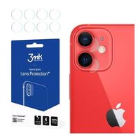 3MK Hybride iPhone 12 Mini Camera Lens Beschermer van Gehard Glas - 4 St. - thumbnail