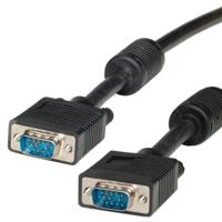 ROLINE HQ VGA kabel HD15 M/M met ferrietkern 2,0m