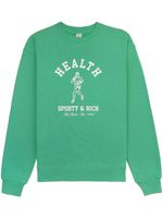 Sporty & Rich sweat NY Running Club en coton - Vert