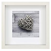 Hama Scala Blanco standaard met achtergrondverlichting, MDF, wit, standdisplay met achtergrondverlichting, 15 x 15 cm, plek, reflecterend