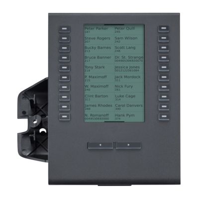 Auerswald COMfortel D-XT20i Uitbreidingsmodule systeemtelefoon TFT/LCD-kleurendisplay Zwart