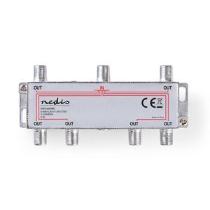 Nedis CATV-Splitter | 5-1000 MHz | 10.0 dB | Zink | 1 stuks - SSPL600ME SSPL600ME