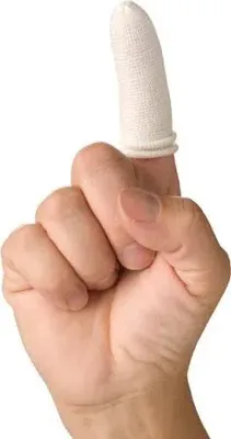 Vingerbob 25 stuks - Wit - 25 stuks Vingerbob 25 stuks - Wit - 25 stuks