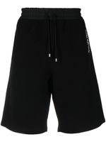 Saint Laurent short à logo brodé - Noir