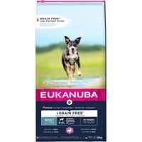 Eukanuba Adult met eend graanvrij hondenvoer 12 kg