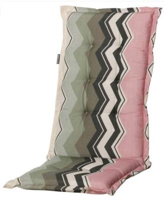 WE Fashion trui met all over print donkerblauw/groen/wit