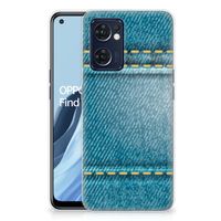 OPPO Reno 7 5G | Find X5 Lite Silicone Back Cover Jeans - thumbnail