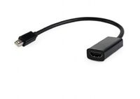 Gembird A-MDPM-HDMIF-02 Mini Displayport HDMI Zwart kabeladapter/verloopstukje