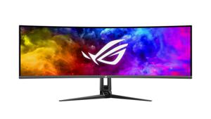 Asus PG49WCD LED-monitor Energielabel F (A - G) 124.5 cm (49 inch) 5120 x 1440 Pixel 32:9 0.03 ms HDMI, DisplayPort, Hoofdtelefoonaansluiting, USB-A, USB-C,