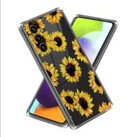 Samsung Galaxy A35 Stijlvolle Ultradunne TPU Hoesje - Zonnebloemen - thumbnail