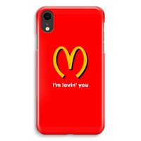 I'm lovin' you: iPhone XR Volledig Geprint Hoesje - thumbnail