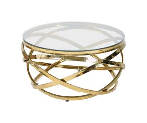 Artistiq Living Salontafel Mischa 80cm - goud - Rond