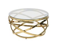 Artistiq Living Salontafel Mischa 80cm - goud - Rond - thumbnail