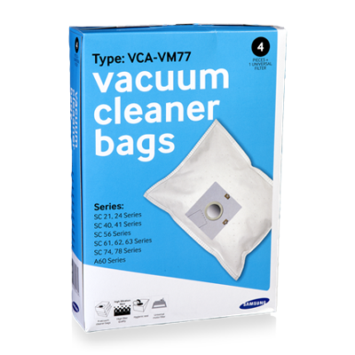 Samsung Stofzuigerzakken VCA-VM77 4 stuks