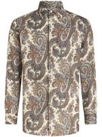 ETRO chemise en coton à imprimé cachemire - Tons neutres