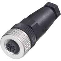 Hirschmann 933 139-100-1 Sensor/actuator connector, niet geassembleerd M12 Aantal polen: 4 Bus, recht 1 stuk(s)