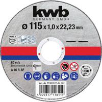 kwb 711811 Doorslijpschijf recht 115 mm 1 stuk(s) Staal - thumbnail