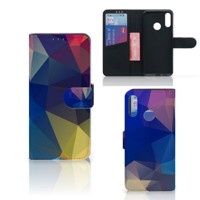 Motorola Moto E6 Plus Bookcase Polygon Dark