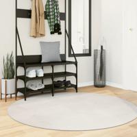 Vloerkleed IZA laagpolig Scandinavisch 160 cm crmekleurig