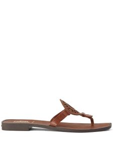 Karl Lagerfeld sandales Skoot II en cuir - Marron