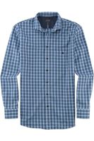 OLYMP Casual Modern Fit Overhemd marine, Ruit - thumbnail